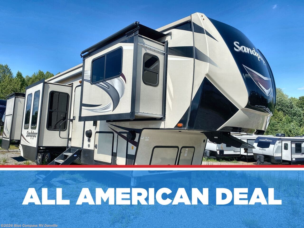 Used 2019 Forest River Sandpiper 379FLOK available in Ringgold, Virginia