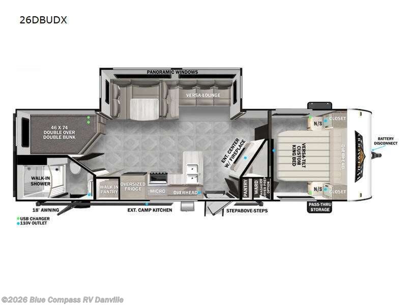 Used 2024 Forest River Wildwood 26DBUDX available in Ringgold, Virginia