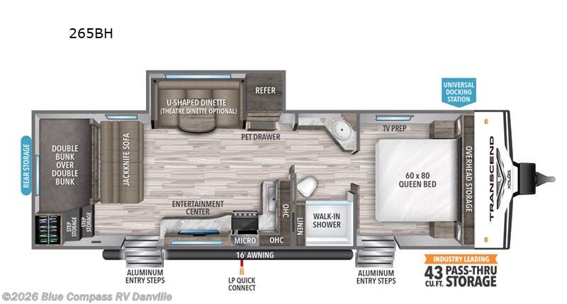 Used 2020 Grand Design Transcend Xplor 265BH available in Ringgold, Virginia