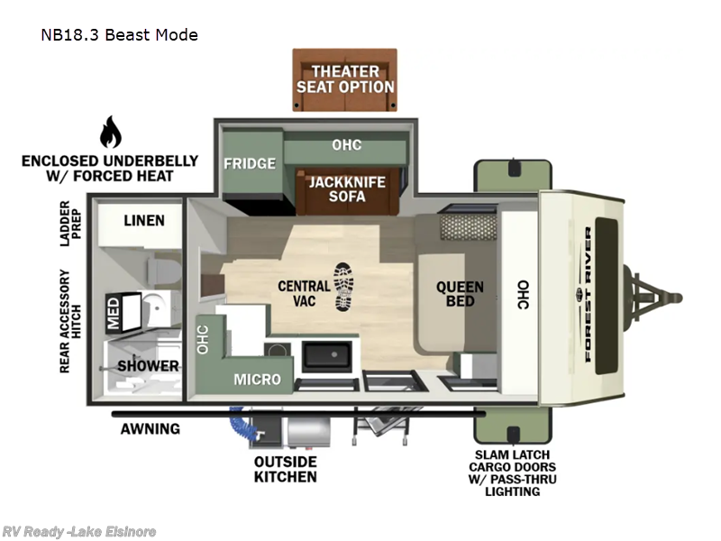 New 2026 Forest River No Boundaries NB18.3 Beast Mode available in Lake Elsinore, California