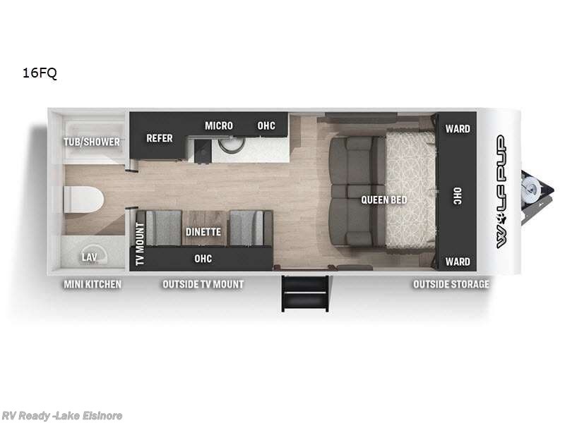 Used 2021 Forest River Cherokee Wolf Pup 16FQ available in Lake Elsinore, California
