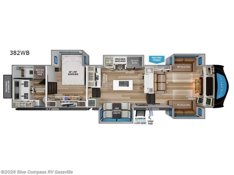 New 2027 Grand Design Solitude 382WB available in Gassville, Arkansas