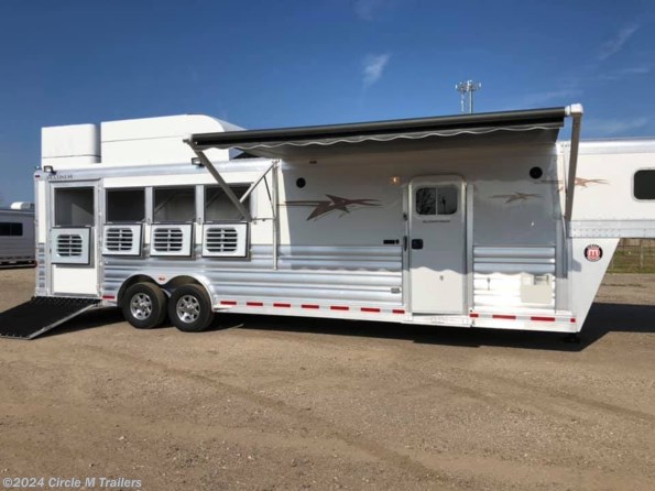 2023 Platinum Coach Outlaw 4 Horse SIDE LOAD 10'4" SW Outlaw & ONAN available in Kaufman, TX