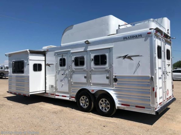 2025 Platinum Coach Outlaw 3 Horse 10' 8" SW Outlaw SLIDE OUT w/ 72" Sofa! available in Kaufman, TX
