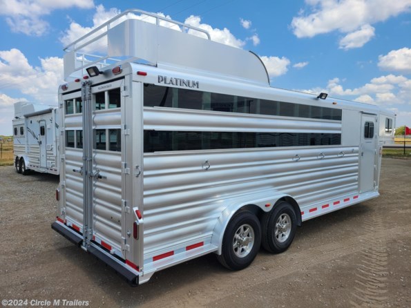 2024 Platinum Coach 22' Stock Combo 7'6" wide..SWING OUT SADDLE RACK! available in Kaufman, TX