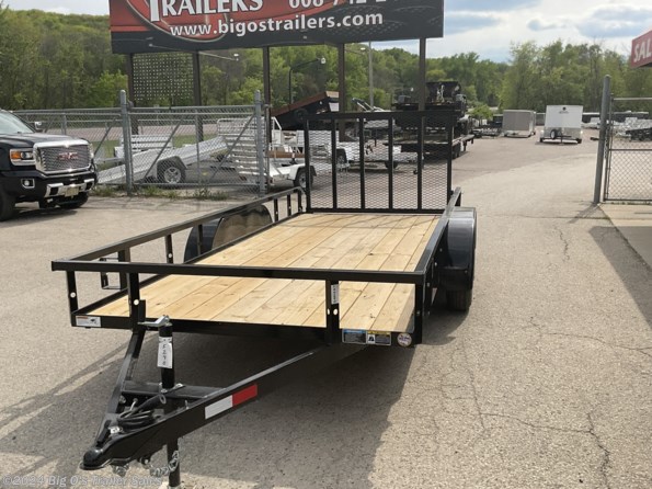2022 Trailerman Trailers 76x16 Tube Top Tandem Axle Utility available in Portage, WI