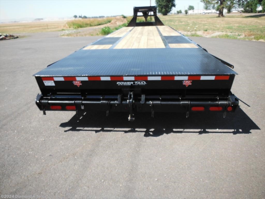 2022 Pj Trailers Flatdeck Ld 102 X 32 25k Power Tail Ldr32 25k