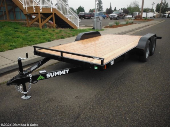 2023 Summit Trailer Alpine 7' X 16' 7K Flatbed W/Dove Tail available in Halsey, OR