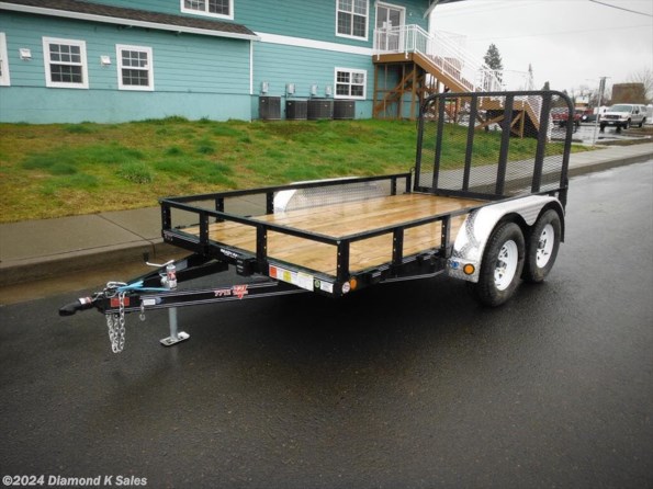 2023 PJ Trailers Utility UK 77" X 12'  7k available in Halsey, OR