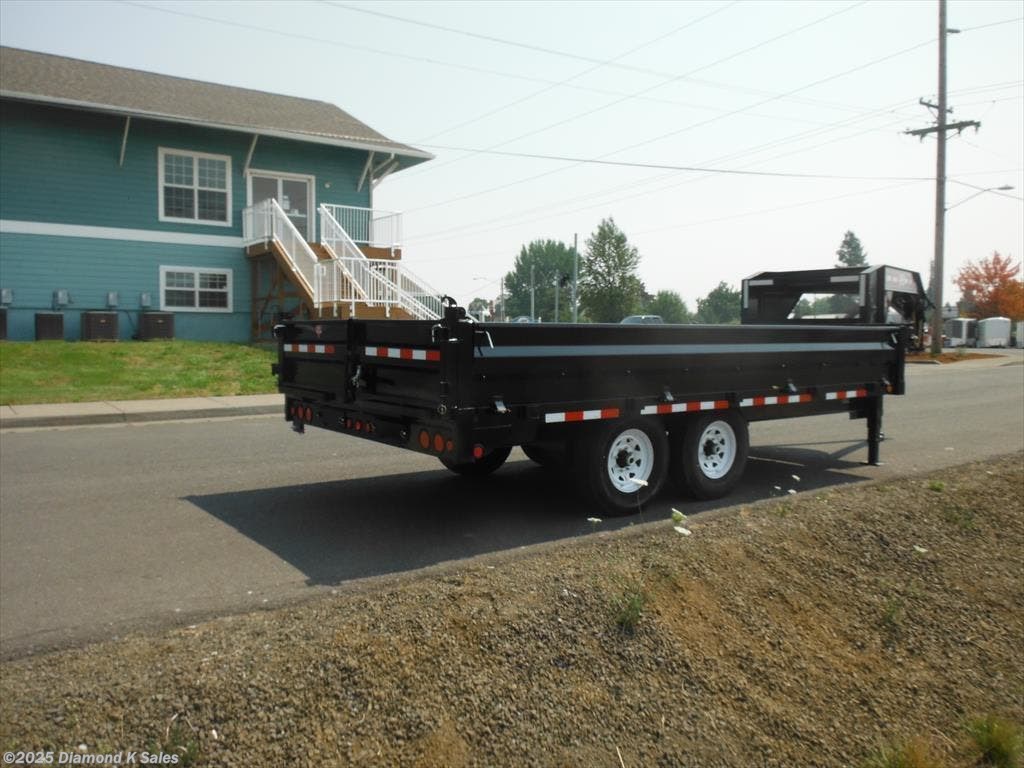 8x16 Dump (Heavy Duty) Trailer for sale New PJ Trailers Dump D8 8' X
