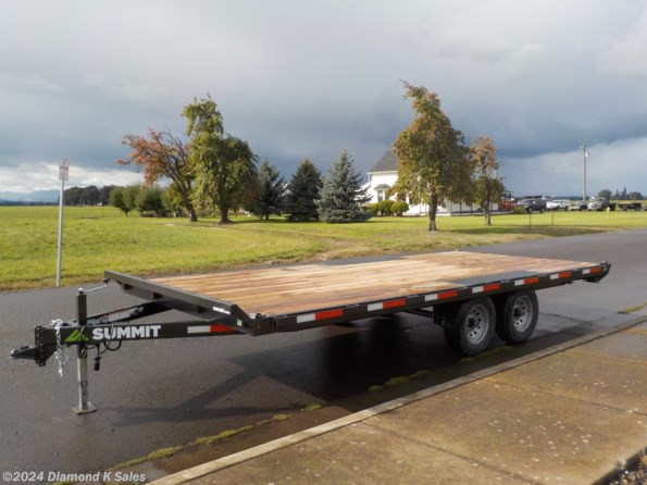 2022 Summit Trailer Cascade 102" x 18' Deck Over available in Halsey, OR