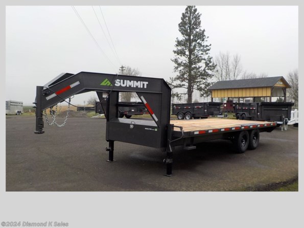 2023 Summit Trailer Denali Pro 102" x 20 14K Gooseneck Deck Over available in Halsey, OR
