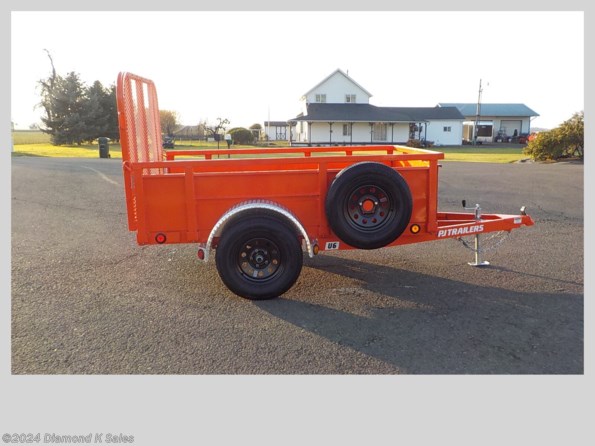 2023 PJ Trailers Utility U6 5' x 10' 3k Landscape available in Halsey, OR