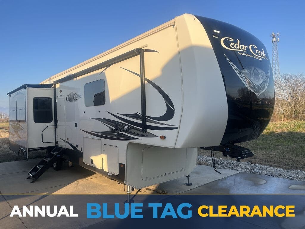 Used 2020 Forest River Cedar Creek Hathaway Edition 38DBRK available in Strafford, Missouri