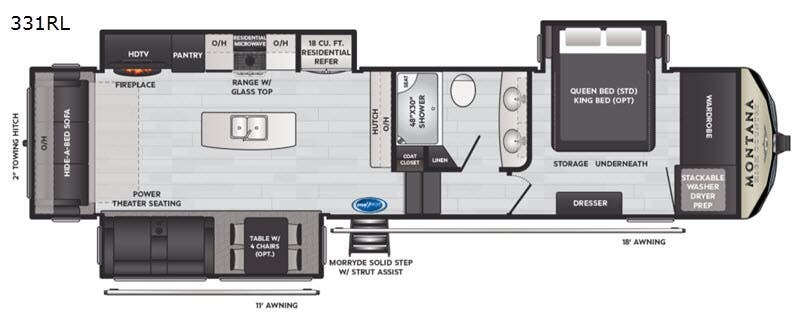 Used 2021 Keystone Montana High Country 331RL available in Strafford, Missouri