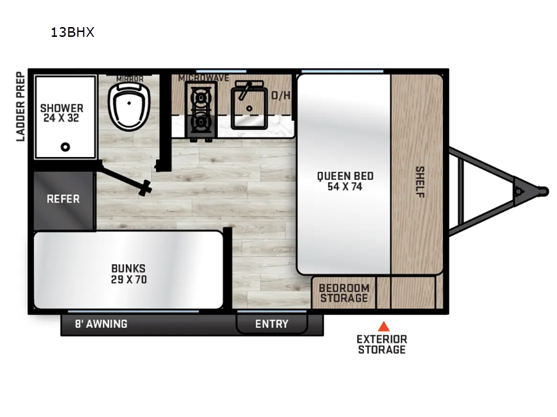 Used 2025 Forest River Aurora Light 13BHX available in Strafford, Missouri