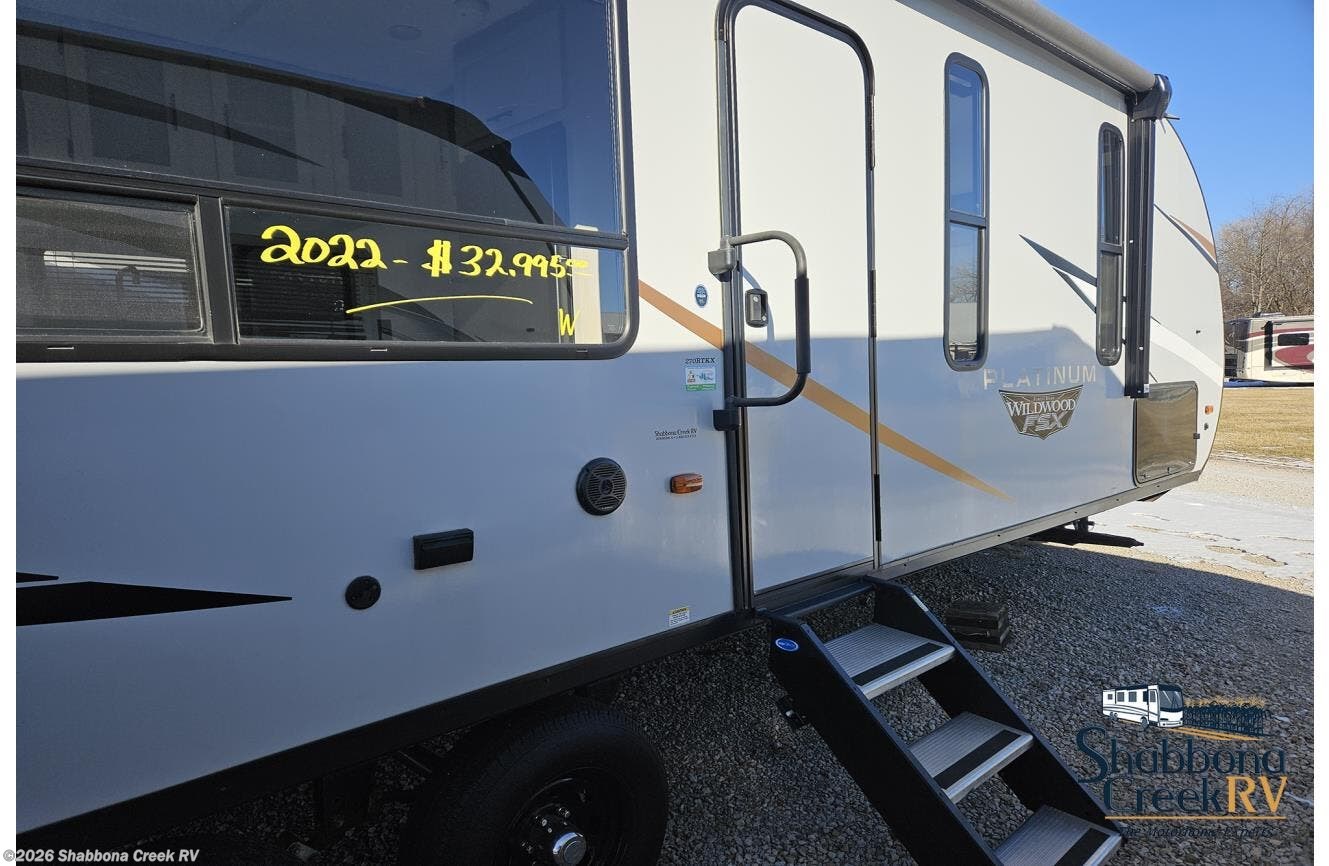 Used 2022 Forest River Wildwood Toy Hauler FSX 270 RTK * available in Atkinson, Illinois