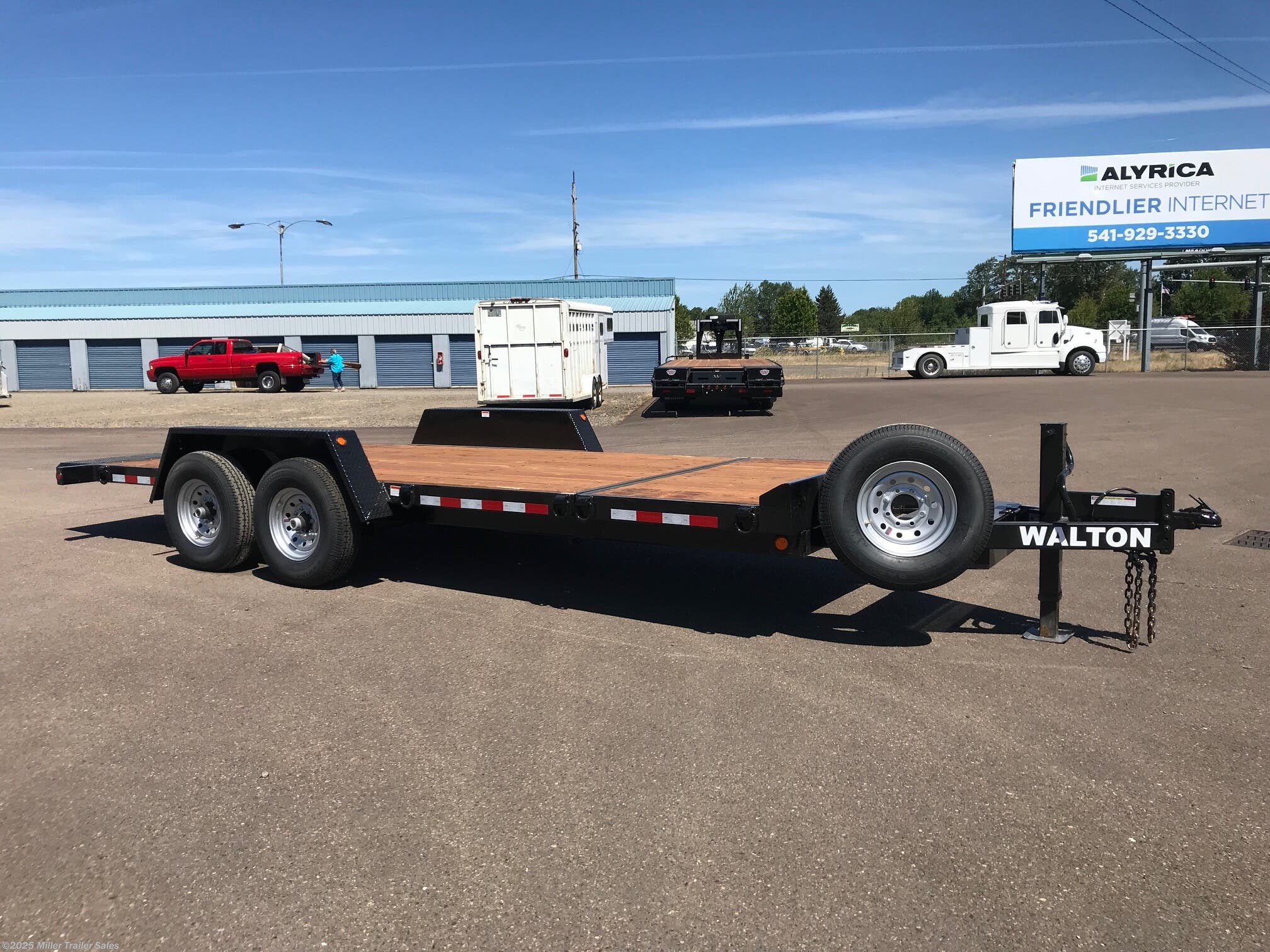 Flatbed 2019 Walton Trailers SST1420 TrailersUSA