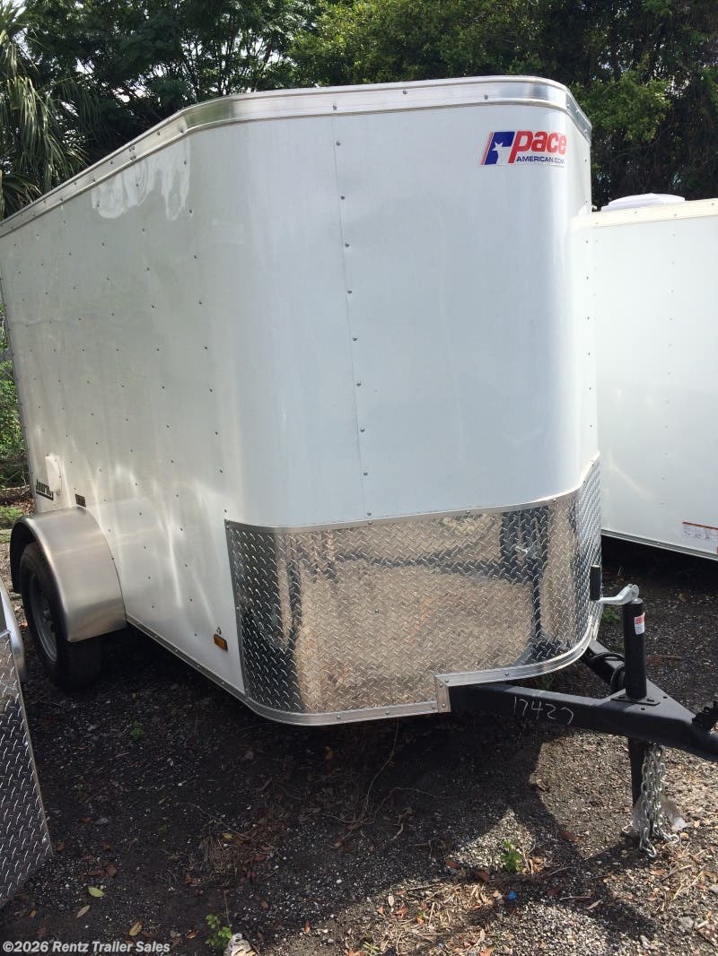 Utility Trailer 2016 Pace American Journey 5 X 8 SA WHITE TrailersUSA