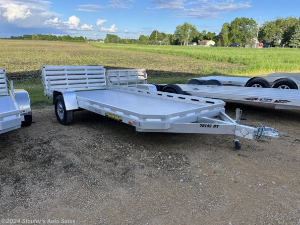 2024 Aluma 7814S-BT 6'6 X 14' UTILITY TRAILER Bifold Tail Gate available in Madison Lake, MN