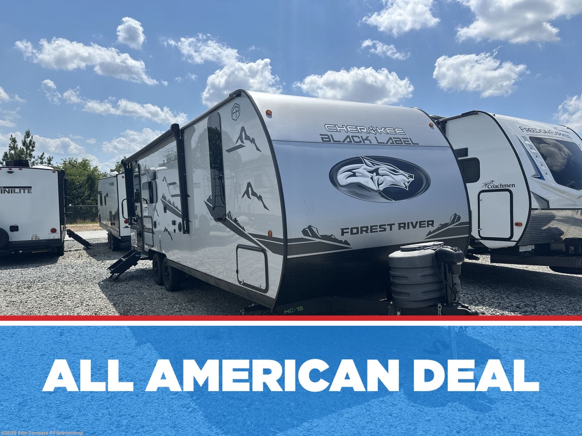 Used 2025 Forest River Cherokee Grey Wolf Black Label 23MKBL available in Duncan, South Carolina