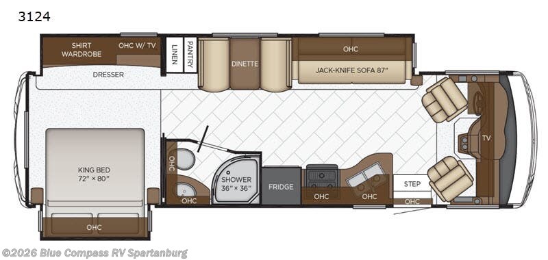 Used 2020 Newmar Bay Star 3124 available in Duncan, South Carolina