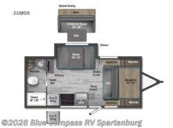 Used 2021 Winnebago Micro Minnie 2108DS available in Duncan, South Carolina