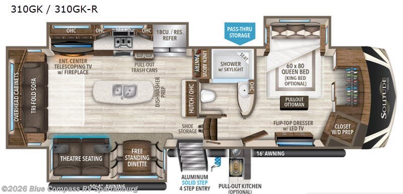 Used 2019 Grand Design Solitude 310GK available in Duncan, South Carolina