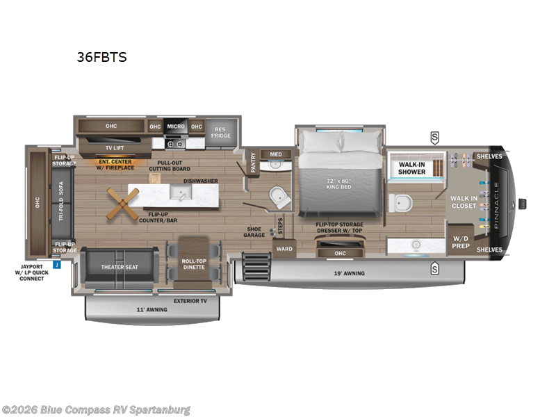 Used 2026 Jayco Pinnacle 36FBTS available in Duncan, South Carolina