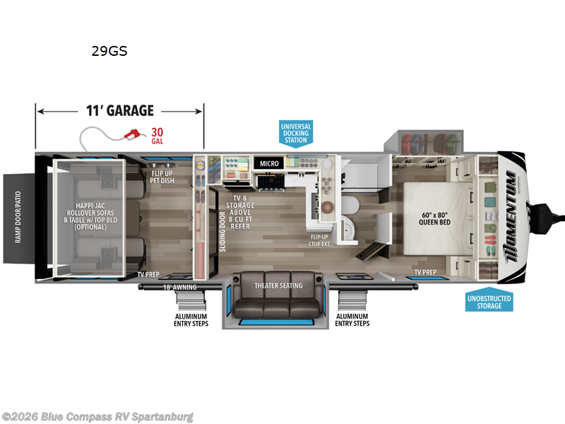 Used 2027 Grand Design Momentum 29G available in Duncan, South Carolina