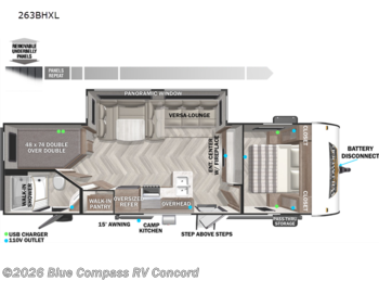 Used 2022 Forest River Wildwood X-Lite 263BHXL available in Concord, North Carolina