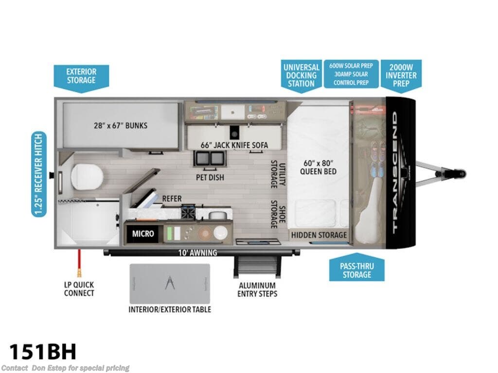 New 2026 Grand Design Transcend One 151BH available in Southaven, Mississippi