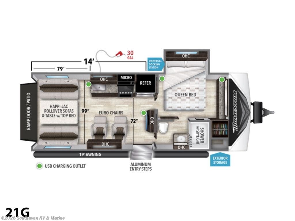 Used 2021 Grand Design Momentum G Class TT 21G available in Southaven, Mississippi