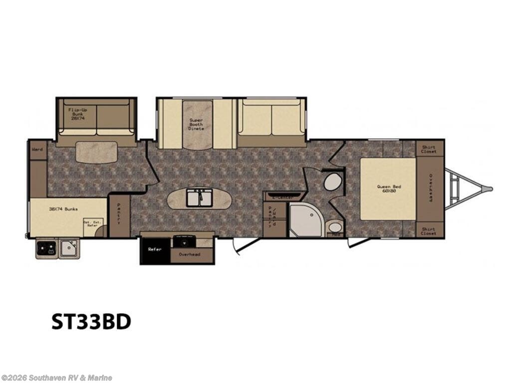 Used 2015 CrossRoads Sunset Trail Reserve ST33BD available in Southaven, Mississippi