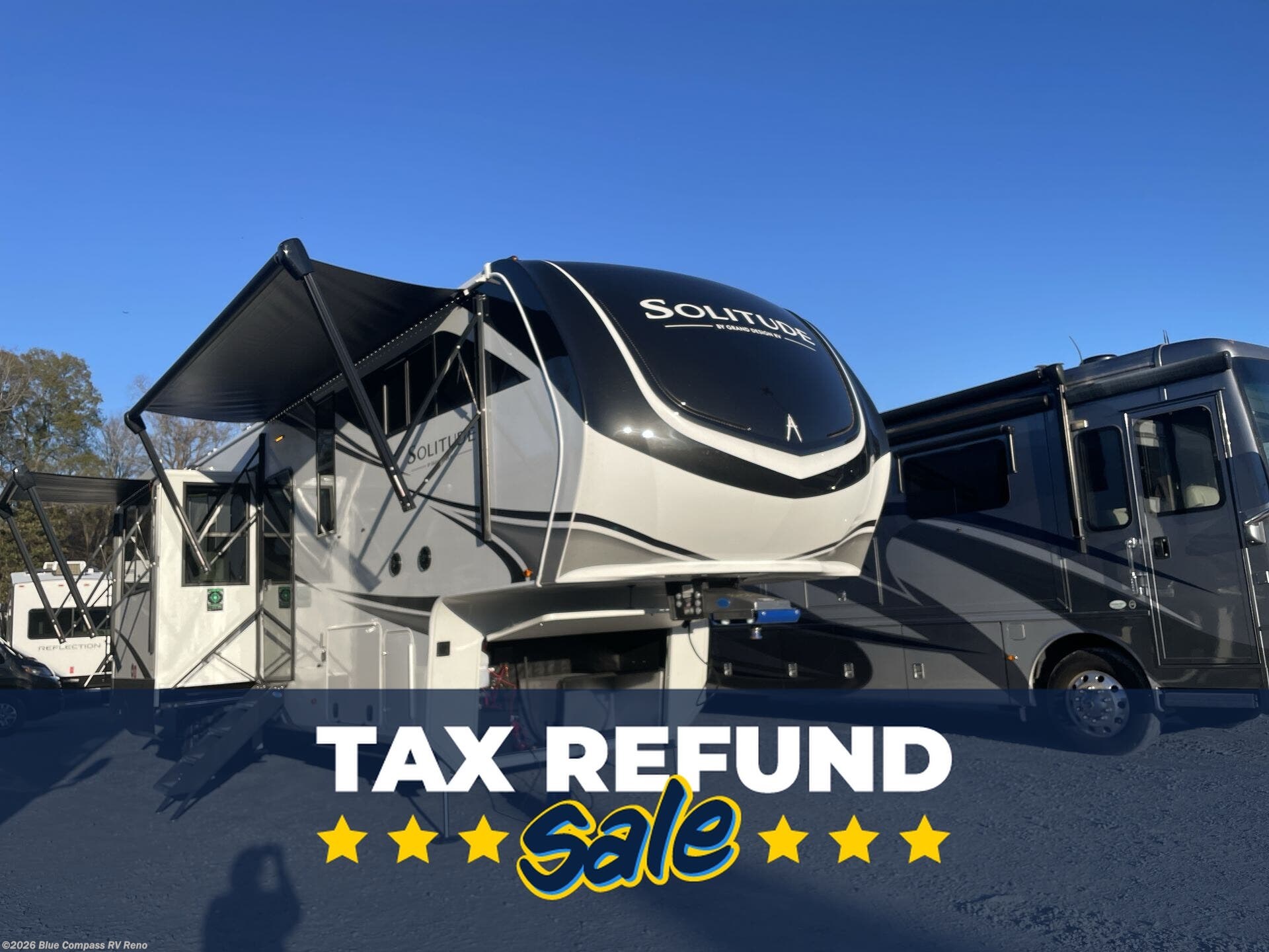 New 2026 Grand Design Solitude 414LJMJ available in Reno, Nevada