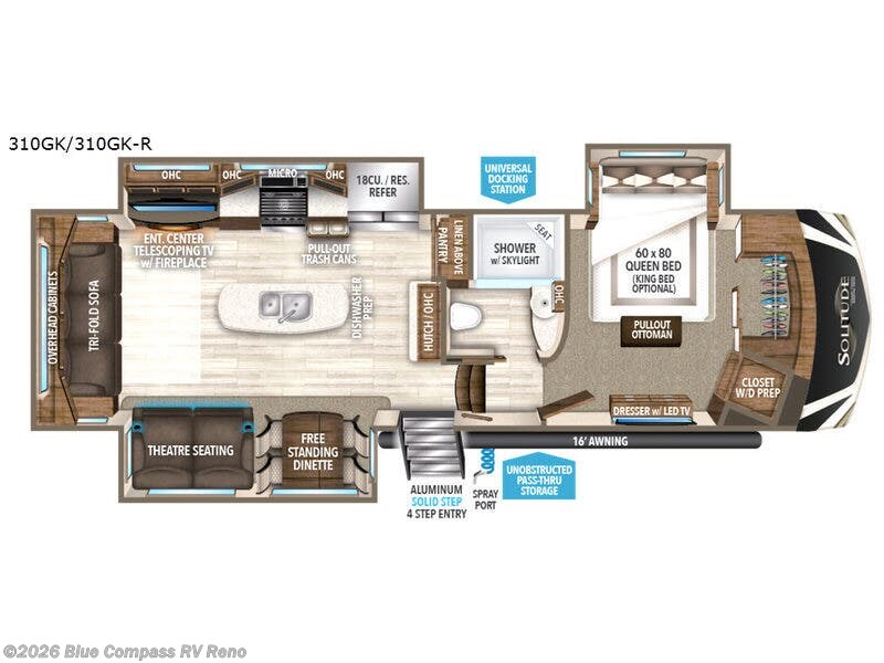 Used 2017 Grand Design Solitude 310GK available in Reno, Nevada