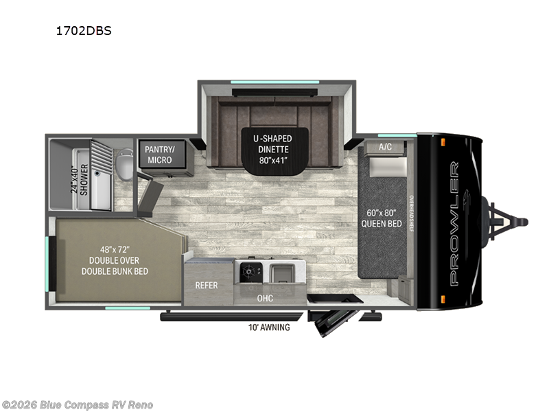 New 2027 Heartland Prowler 1702DBS available in Reno, Nevada