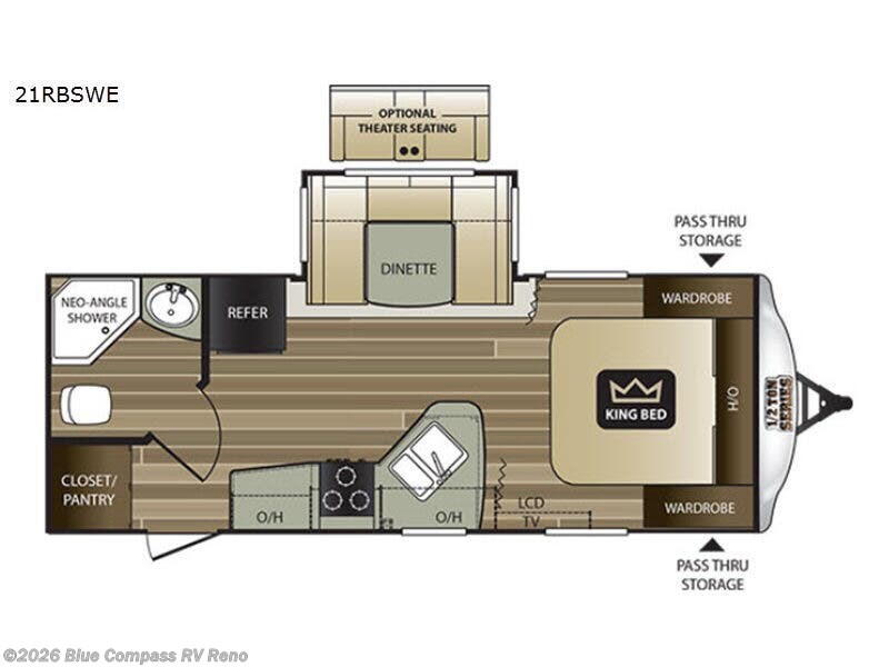 Used 2018 Keystone Cougar Half-Ton Series 21RBSWE available in Reno, Nevada
