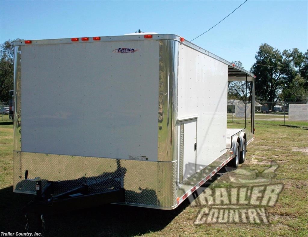 8x30 Car Hauler Trailer for sale New Freedom Trailers TrailersUSA