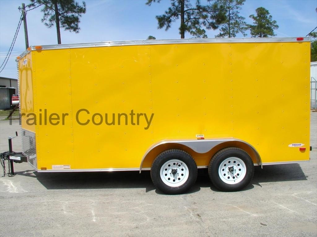 7x14 Cargo Trailer for sale New Freedom Trailers TrailersUSA