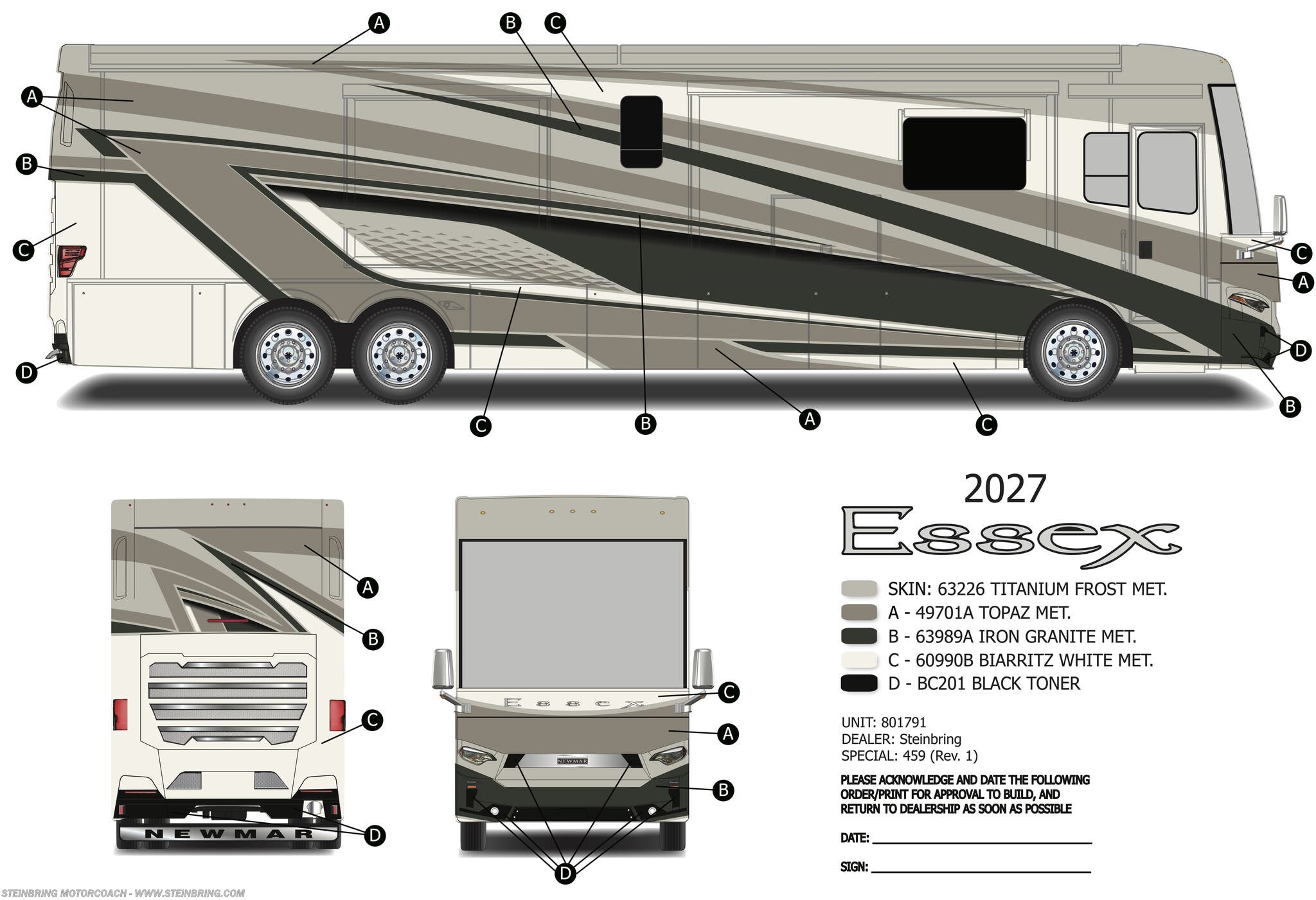 New 2027 Newmar Essex 4551 available in Garfield, Minnesota