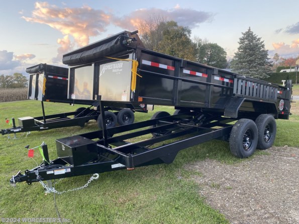 2022 Homesteader 7 ft x 16 ft HX dump trailer available in N. Ridgeville, OH