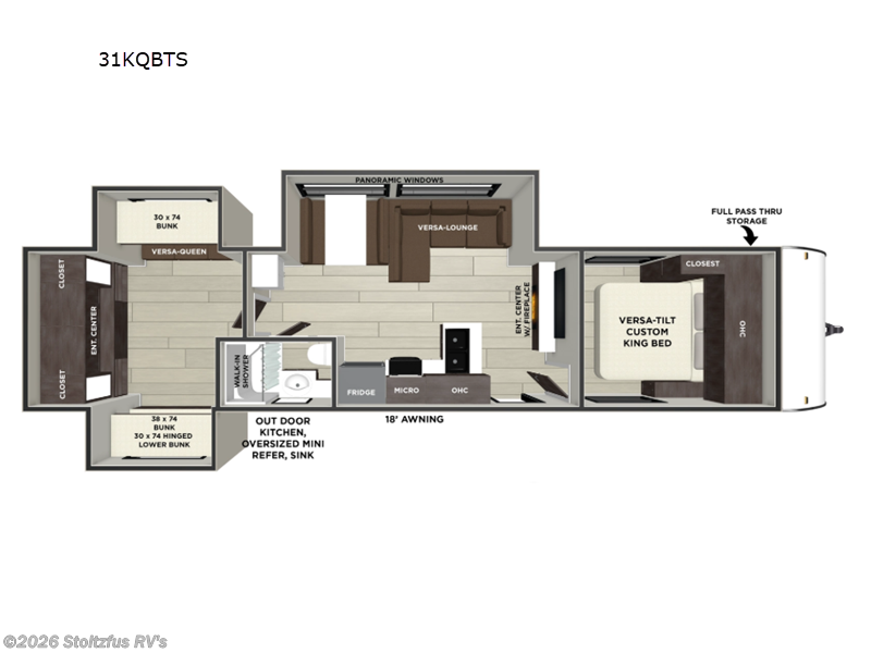 New 2026 Forest River Salem 31KQBTS available in Adamstown, Pennsylvania