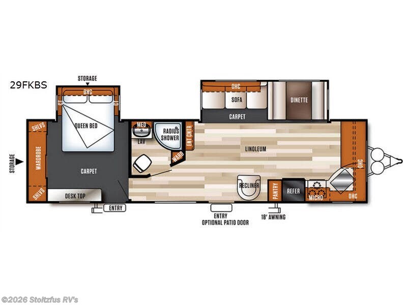 Used 2018 Forest River Salem 29FKBS available in Adamstown, Pennsylvania