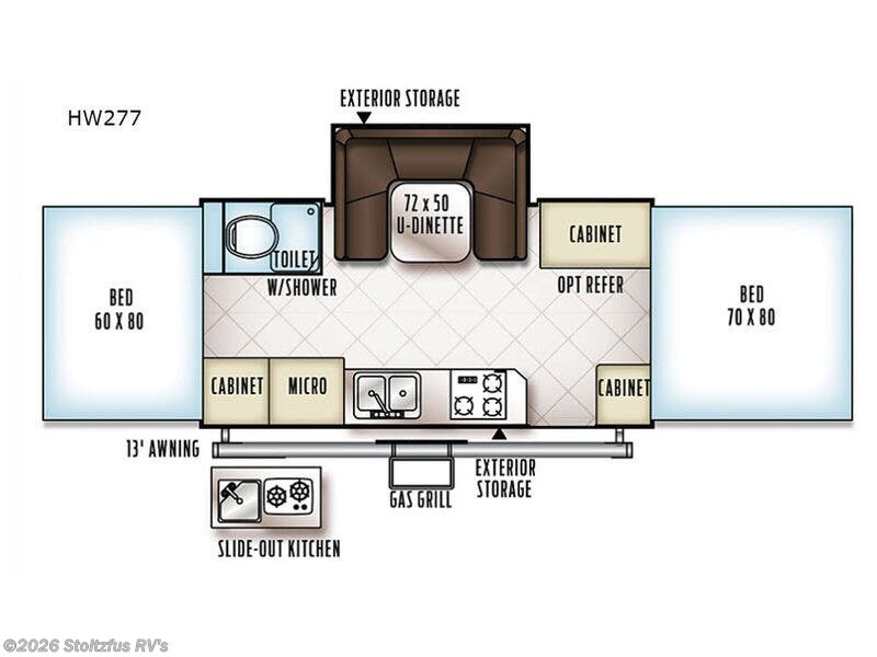 Used 2019 Forest River Rockwood High Wall Series HW277 available in Adamstown, Pennsylvania