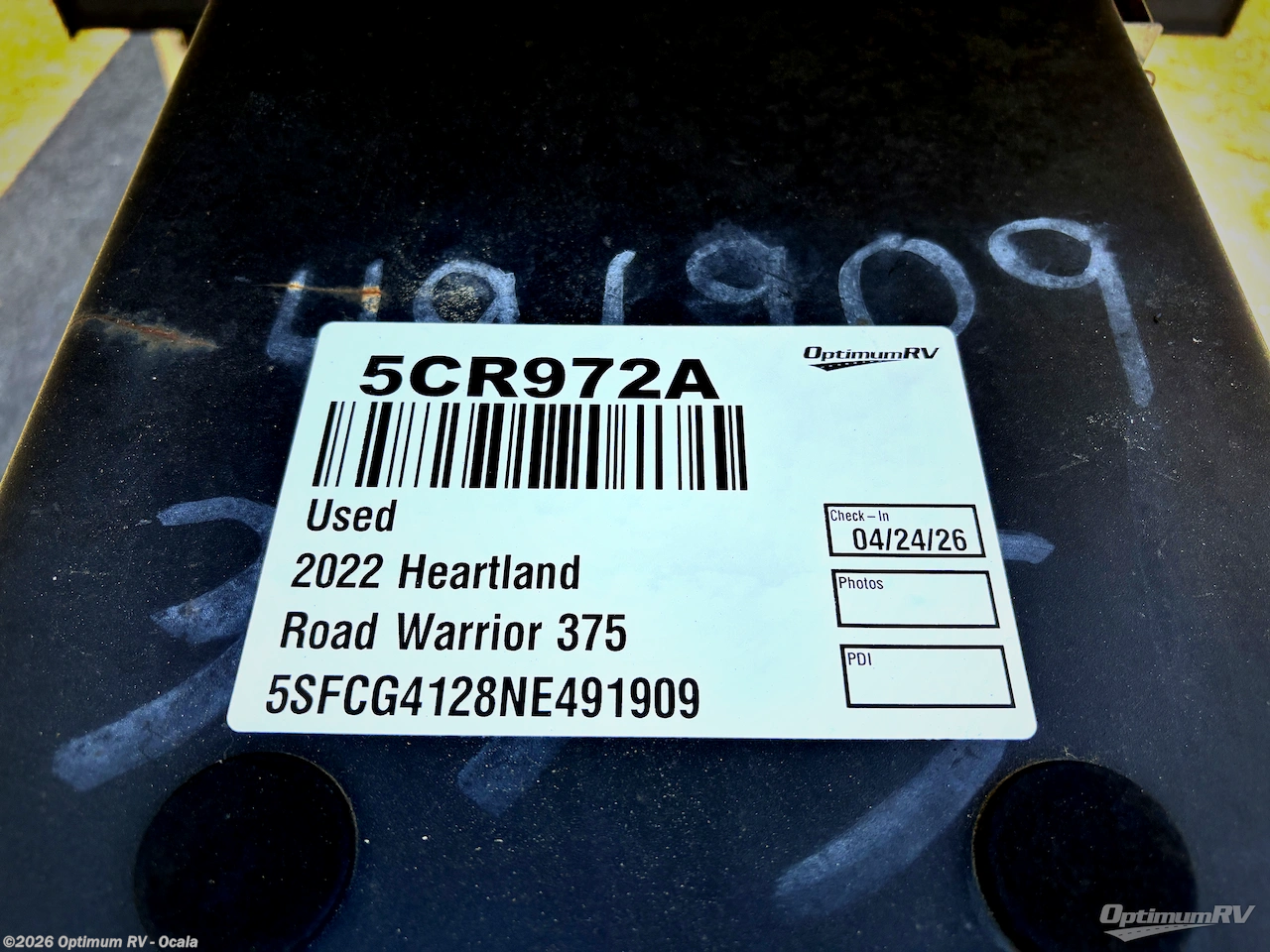 Used 2022 Heartland Road Warrior 375 available in Ocala, Florida