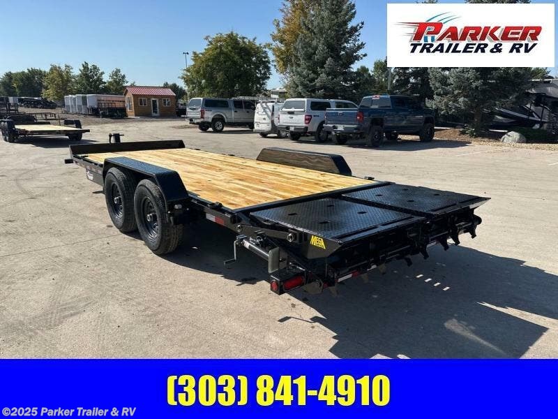 7x20 Flatbed Trailer for sale | New Big Tex 14ET-20BK-MR | TrailersUSA