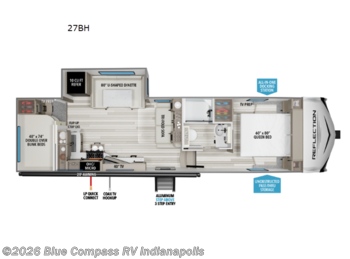 New 2026 Grand Design Reflection 100 Series 27BH available in Indianapolis, Indiana