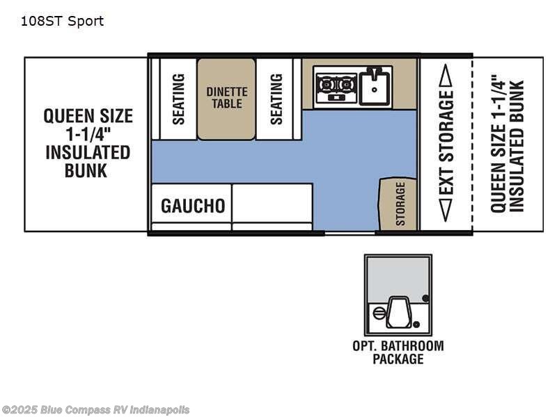 Used 2021 Coachmen Clipper Camping Trailers 108ST Sport available in Indianapolis, Indiana
