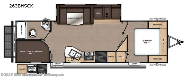 Used 2021 Coachmen Catalina Legacy 263BHSCK available in Indianapolis, Indiana